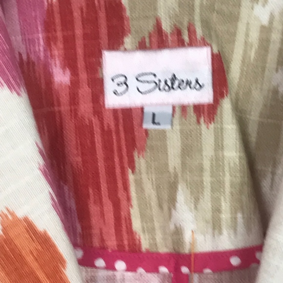 3 Sisters Womens Open Jacket 3S962 Journey Paisley - Picture 4 of 5